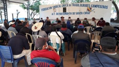 La Federacion Unica de Trabajadores Campesinos en Santa Cruz Fsutcsc290922