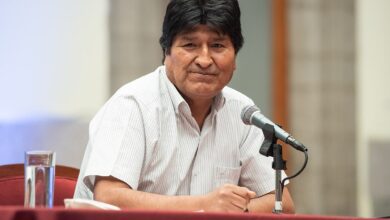 Conferencia de Prensa de Evo Morales en el Museo de la Ciudad de Mexico 6