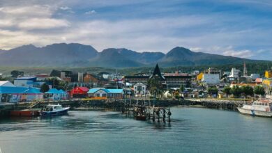 Ciudad argentina de Ushuaia Tierra del Fuego