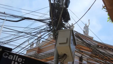 1 Cables contaminan a vista en Tarija