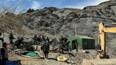 Campamento ilegal Foto AJAM
