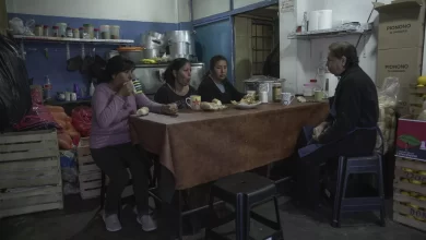 Familia compartiendo