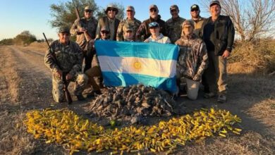 Turistas, con aves abatidas