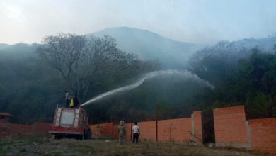 Incendio sofocado en Turumayo Tarija
