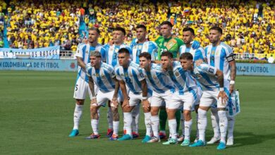 La selección argentina en el Estadio Metropolitano Roberto Meléndez, Barranquilla, 10 de septiembre de 2024.