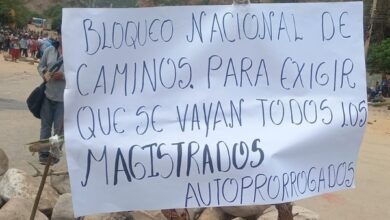 Piden en bloqueos, elecciones judiciales