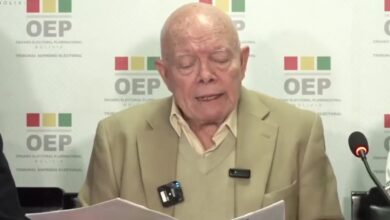 El presidente del TSE, Óscar Hassenteufel.