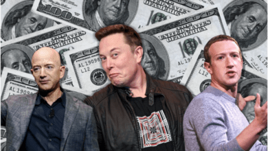 Jeff Bezos, Elon Musk, Mark Zuckerberg