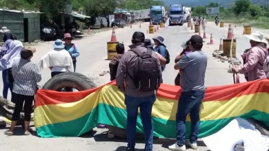 Bloqueo en Yacuiba