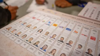Boleta electoral para la elección a la presidencia de Ecuador 2025