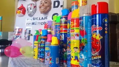 Espumas para jufar en carnaval