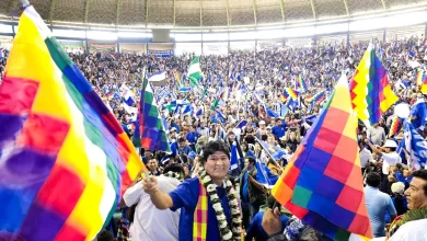 Evo Morales en el congreso MAS