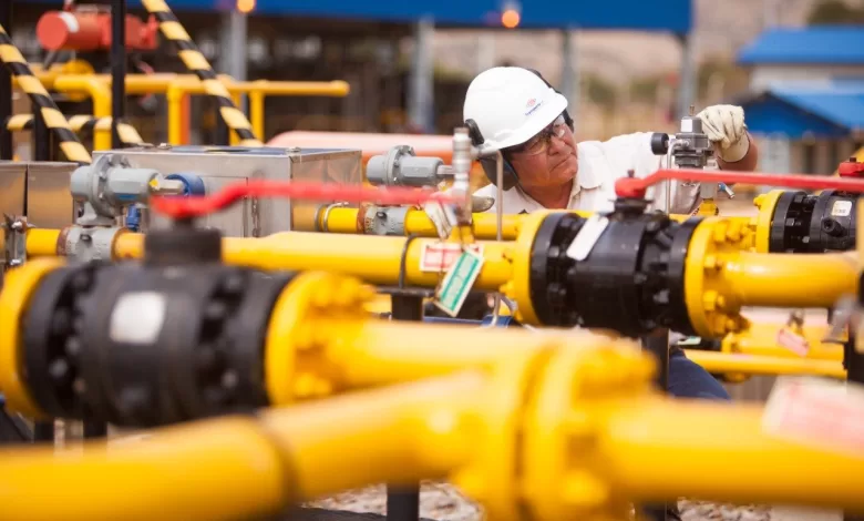 La producción de gas disminuyó en el país