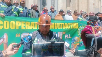 Mineros protestan la decisión contra Soboce.