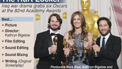 Hurt Locker ganadora de seis Oscars en 2010 contó con el financiamiento del Departamento de Defensa que pagó por la mitad de su producción.