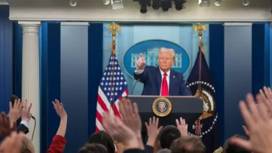 Trump en conferencia de prensa