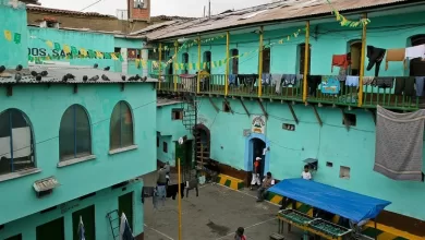 Una sección de la cárcel de San Pedro de La Paz.