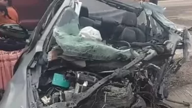 Vehículo accidentado, en la carretera Oruro Pisiga