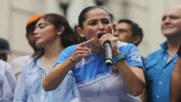 González y otros dirigentes de la Revolución Ciudadana , incluido el exmandatario Rafael Correa, denunciaron un presunto «fraude» al creer que los resultados entregados por el CNE son «imposibles».