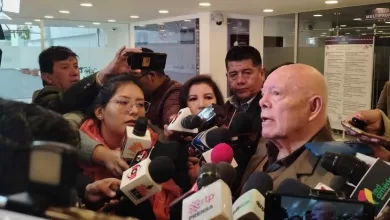 Hassenteufel en contacto con los medios de información, este jueves.