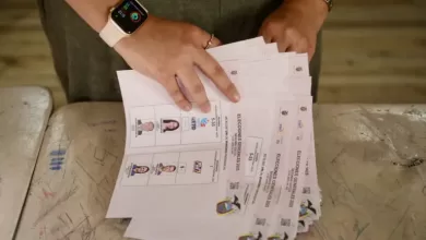 Papeletas de las elecciones presidenciales de Ecuador 2025
