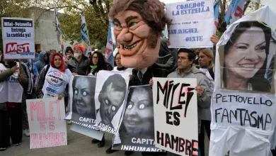 Protestan en Argentina contra el gobierno de Milei