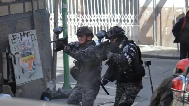 La policia reprimió las movilizaciones