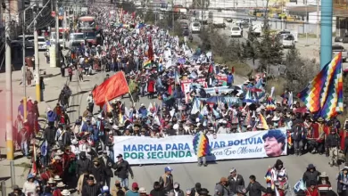 Marcha para salvar Bolivia por segunda vez