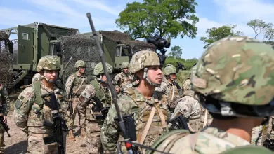 Soldados argentinos enviados a custodiar la frontera norte, abril de 2025