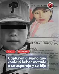 Capturan a asesino de ex pareja y su hijo