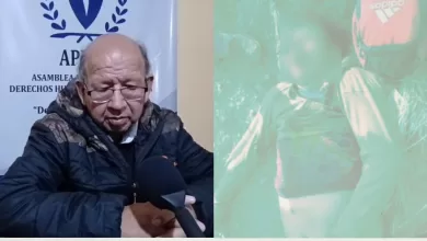 Edwin Claros, representante de la Asamblea Permanente de Derechos Humanos de Cochabamba.