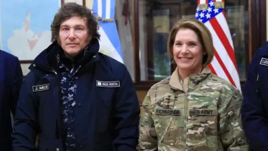 Ese punto estratégico es el sur del continente americano, específicamente Tierra del Fuego y Antártida (en las Islas Malvinas ya tiene una base de la OTAN)..