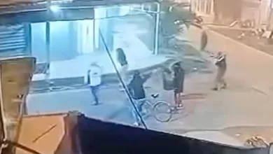 Imagen de la balacera en la Argentina