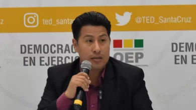 Miguel Callejas, vicepresidente del Tribunal Electoral Departamental (TED) de Santa Cruz