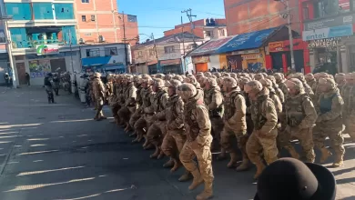 Militares en Llallagua