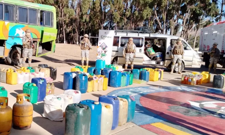 Operativos contra el contrabando de combustibles