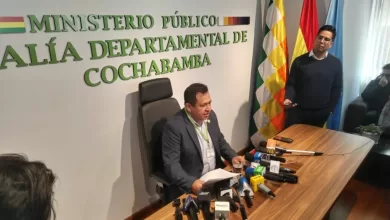 El fiscal departamental de Cochabamba, Osvaldo Tejerina