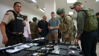 Erik Prince en su visita a Ecuador