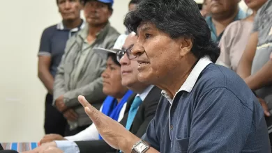 Evo Morales, en conferencia de prensa