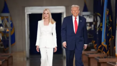 Donald Trump y Pam Bondi, fiscal general de Estados Unidos