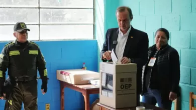 El candidato de la derecha Jorge Quiroga