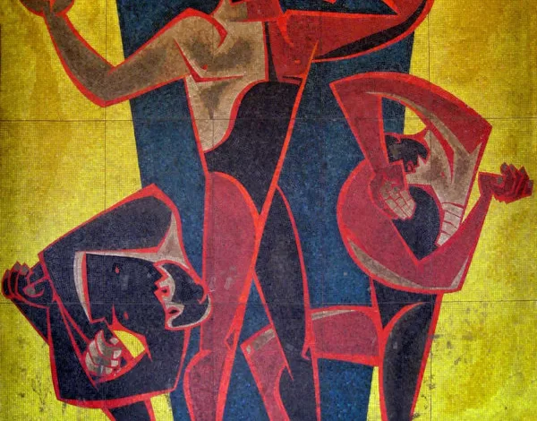 Oswaldo Guayasamín Ecuador, Homenaje al hombre latinoamericano, 1954