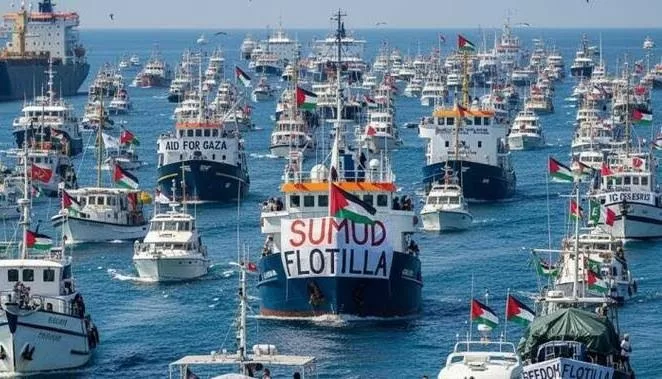 La Flotilla Global Sumud informó que el Ejército de Israel ha interceptado 13 naves.