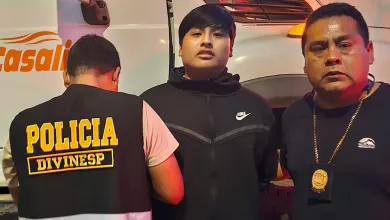 La Policía de Perú detiene al presunto narcotraficante Pequeño J , Lima, 30 de septiembre de 2025.