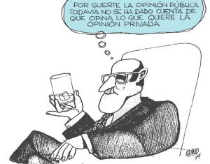 La mayoría cree que su opinión es propia.