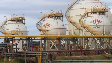 La planta separadora de líquidos Carlos Villegas, en Yacuiba Tarija