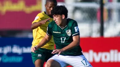 Bolivia perdió por 3 1 frente a Sudáfrica en la primera jornada del Grupo A de la Copa Mundial Sub 17 de la FIFA, disputada en Qatar.