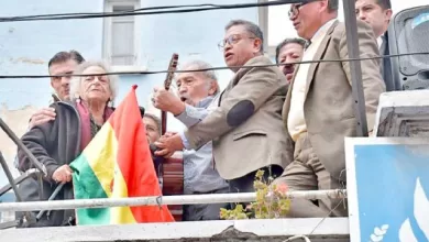 En el acto estuvo Oscar Eid, condenado por narcotráfico