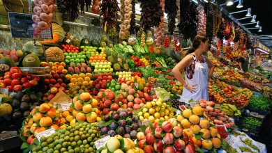 Lo que comemos es clave para tener un planeta y un cuerpo sanos. Imagen un mercado en Sucre