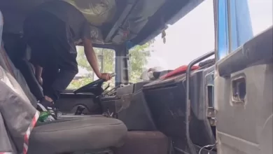 Sin los accesorios y herramientas, fue encontrado el camión EL DEBER
